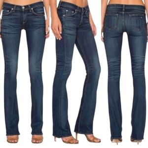 RAG & BONE bootcut jeans style W1547K520DEL cut #13332 sz 25x35L tall